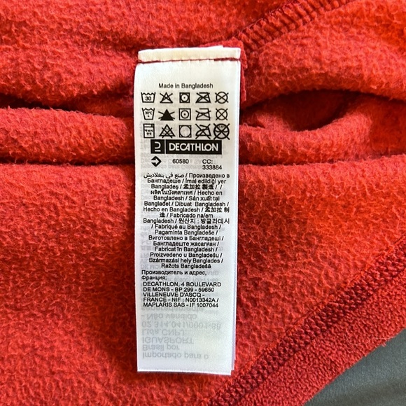 Decathalon 1/4 Zip Fleece Sweater XL Quechua - Picture 5 of 8